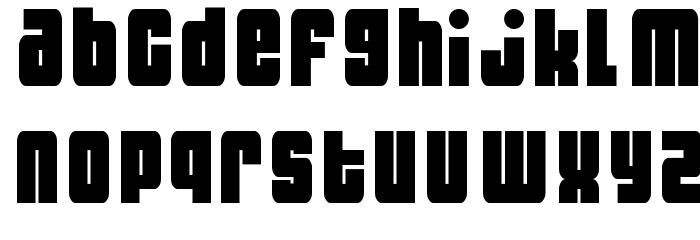 Dynomite Thin Font LOWERCASE