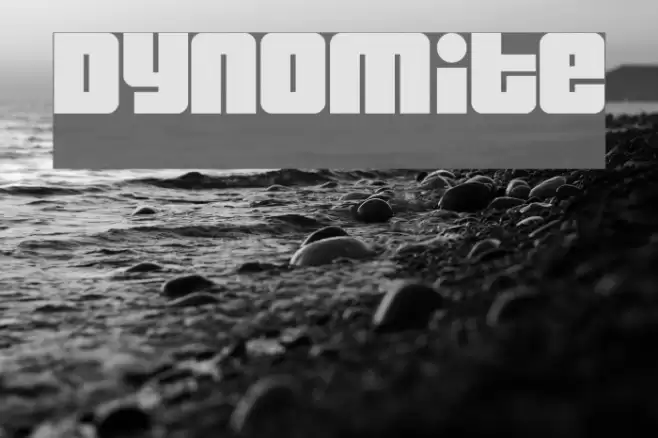 Dynomite Font examples
