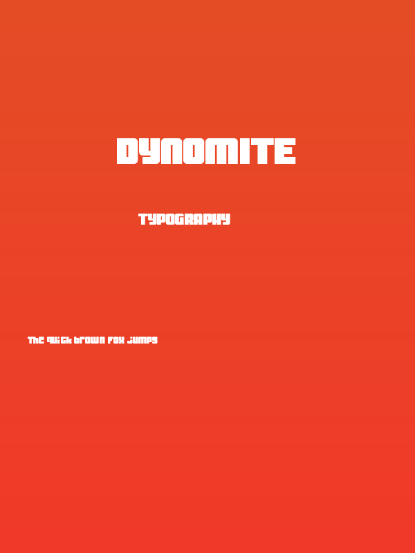 Dynomite Poster