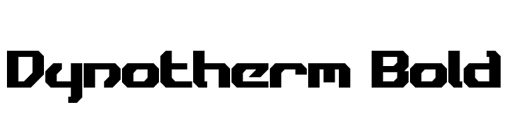 Dynotherm Bold  Free Fonts Download