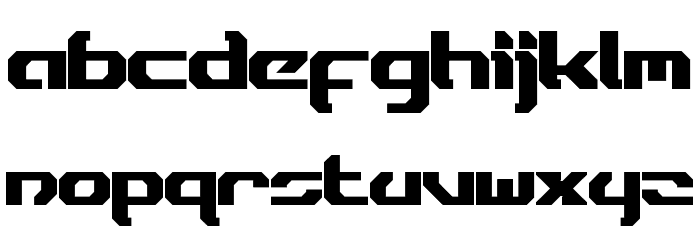 Dynotherm Bold Font LOWERCASE