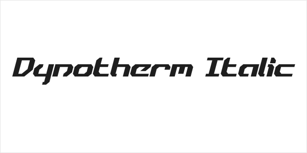 Dynotherm Italic Logo