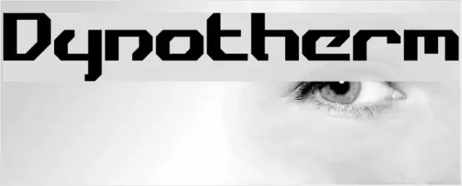 Dynotherm Font examples