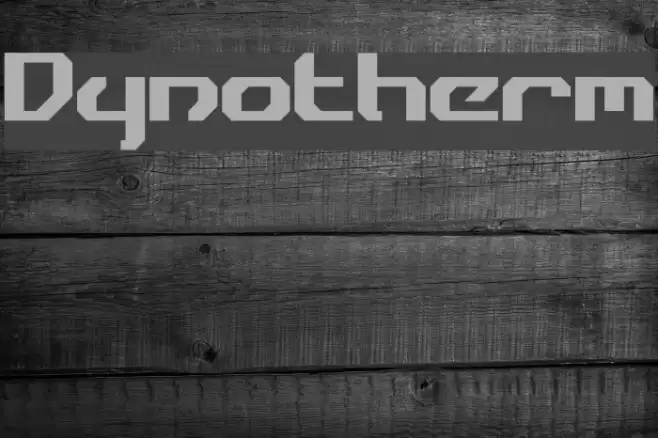 Dynotherm Font examples