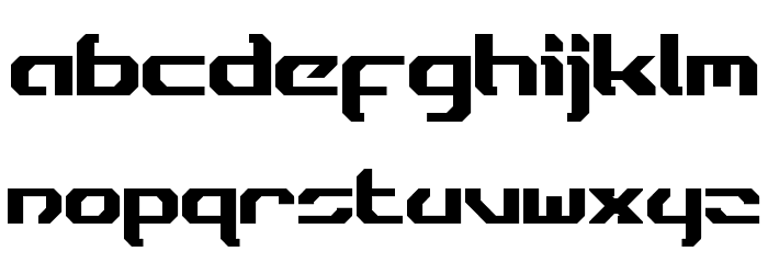 Dynotherm Font LOWERCASE