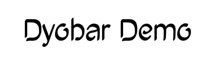 Dyobar Demo  Descarca Fonturi Gratis
