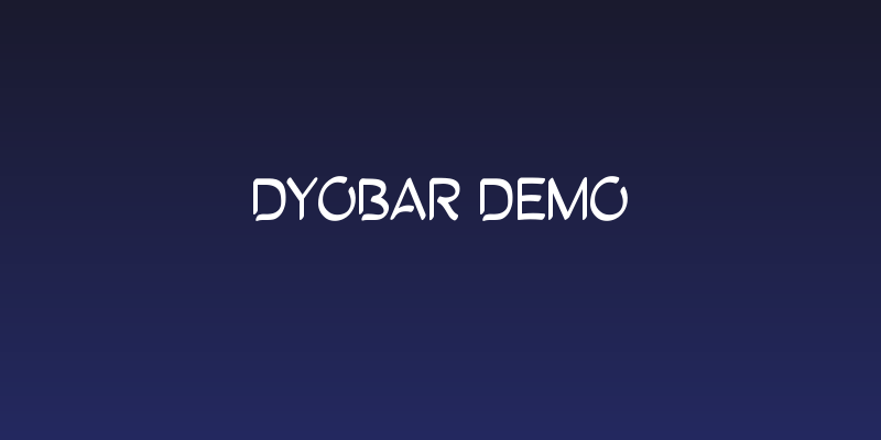 Dyobar Demo Social Header