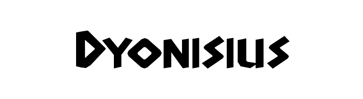 Dyonisius  Frei Schriftart Herunterladen