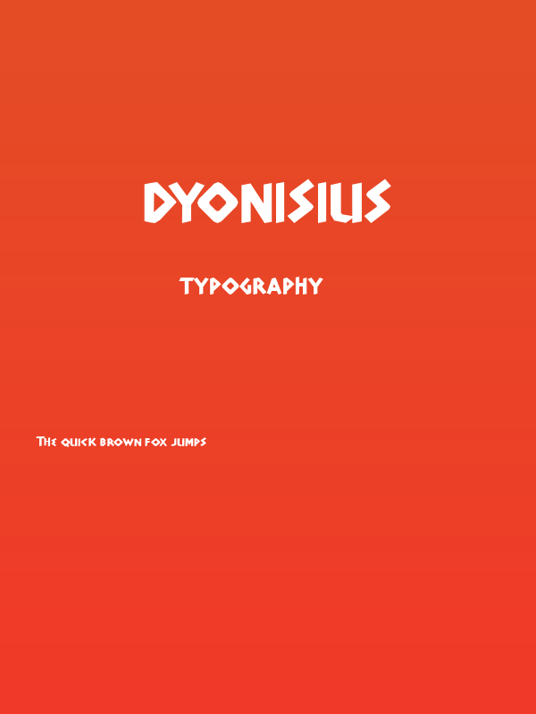 Dyonisius Poster