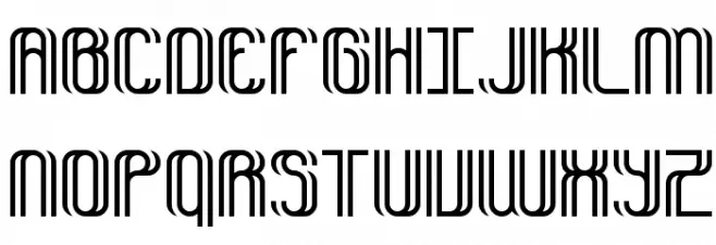 Dyphusion BRK Font UPPERCASE