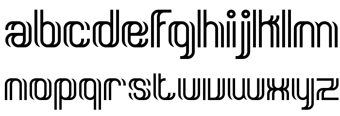 Dyphusion BRK Font LOWERCASE