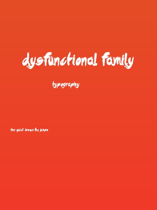 Dysfunctional Family Poster