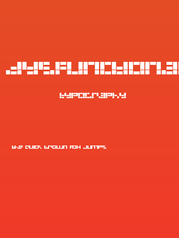 Dysfunctional Regular Poster