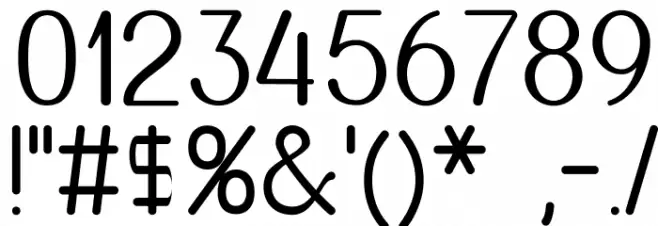 Dysfunctional Font OTHER CHARS