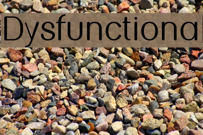 Dysfunctional Font examples