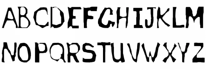 Dyslexic English Teacher Font UPPERCASE