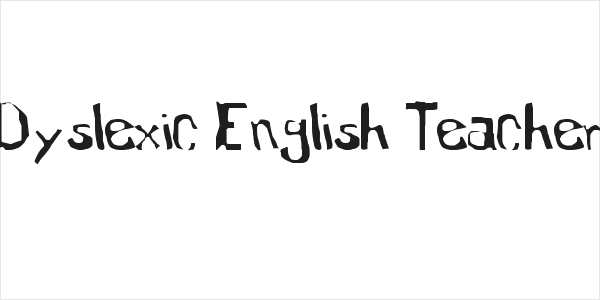 Dyslexic English Teacher Logo