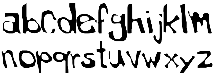 Dyslexic English Teacher Font LOWERCASE