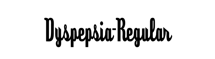 Dyspepsia-Regular  Fuentes Gratis Descargar