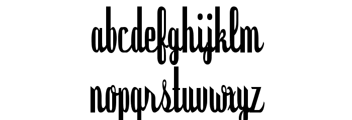 Dyspepsia Font LOWERCASE