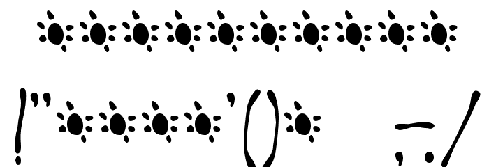 Dysprosium Font OTHER CHARS