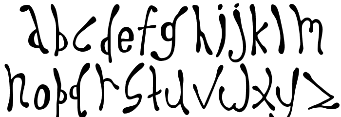 Dysprosium Font LOWERCASE