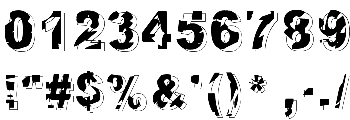 Dystopia Font OTHER CHARS