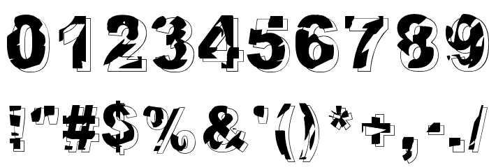Dystopia Font OTHER CHARS