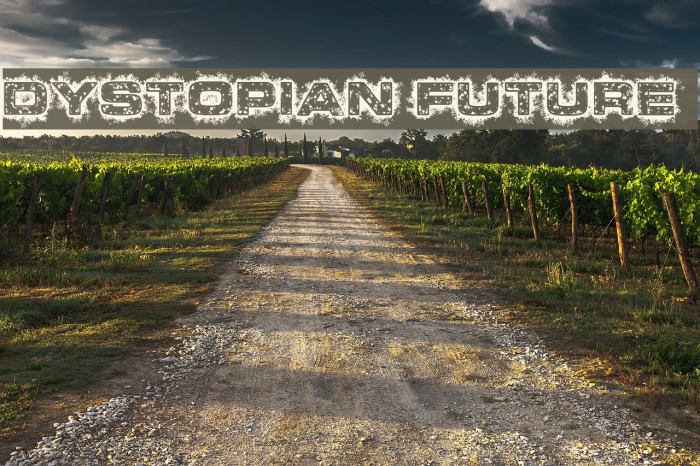 Dystopian Future Font examples