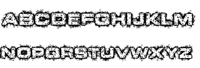 Dystopian Future Font LOWERCASE