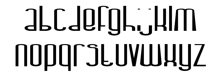 Dystorque BRK Font LOWERCASE