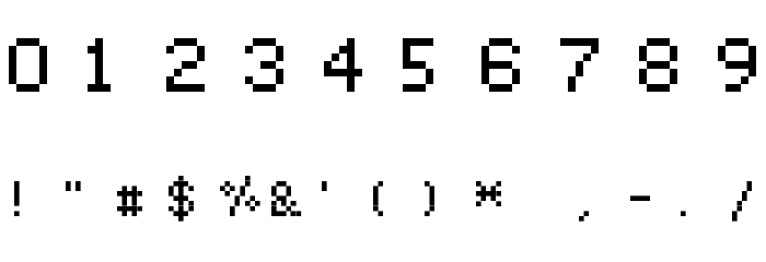 dymsmall Font OTHER CHARS