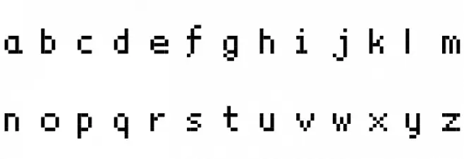 dymsmall 字体 小写