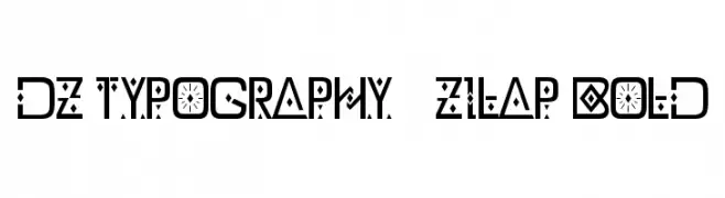 DZ Typography - Zilap Bold  Скачать бесплатные шрифты