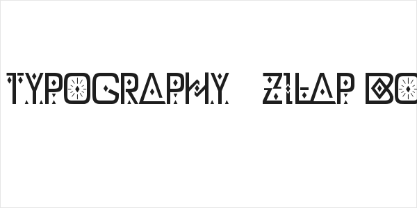 DZ Typography - Zilap Bold Logo