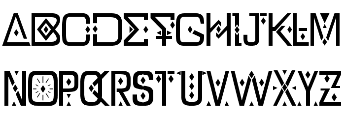 DZ Typography - Zilap Bold Font LOWERCASE