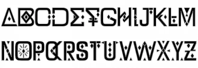 DZ Typography - Zilap Fuentes MAYÚSCULAS