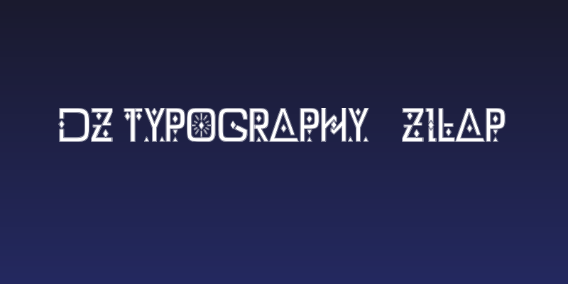 DZ Typography - Zilap Social Header
