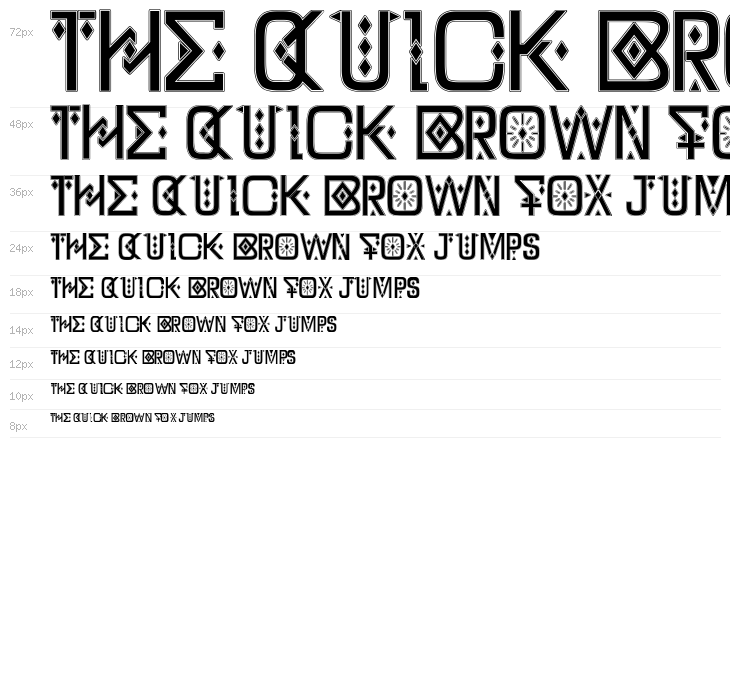 DZ Typography - Zilap Waterfall