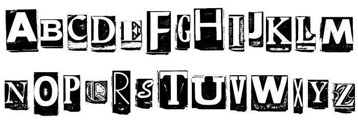 DZR INSCRIPTION Font LOWERCASE