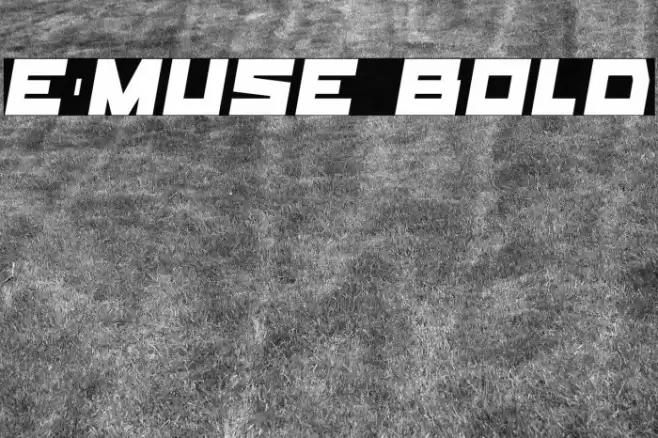 E-Muse Bold Font examples