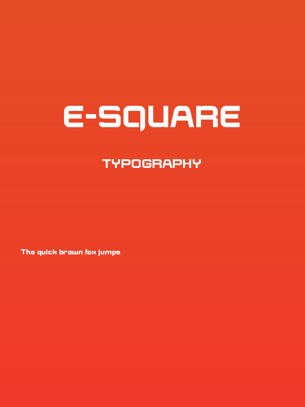 E-SQUARE Poster