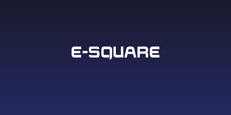 E-SQUARE Social Header