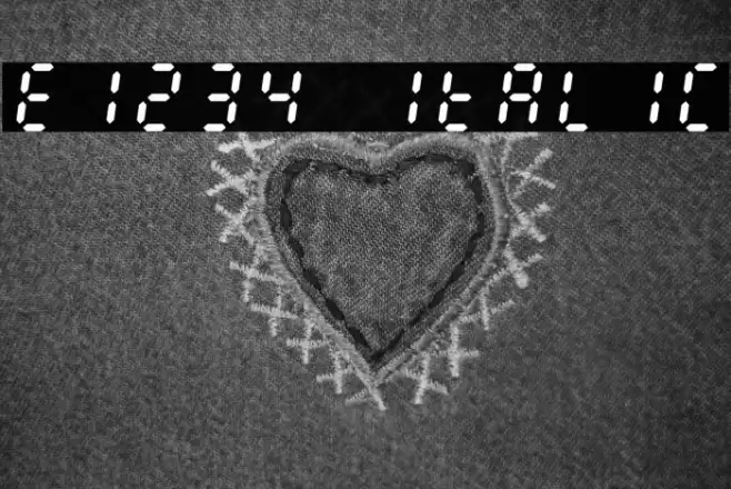 E1234 Italic Font examples