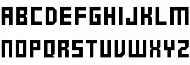 E4 2017 Regular Fonte MAIÚSCULAS