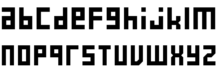 E4 2017 Regular Font LOWERCASE