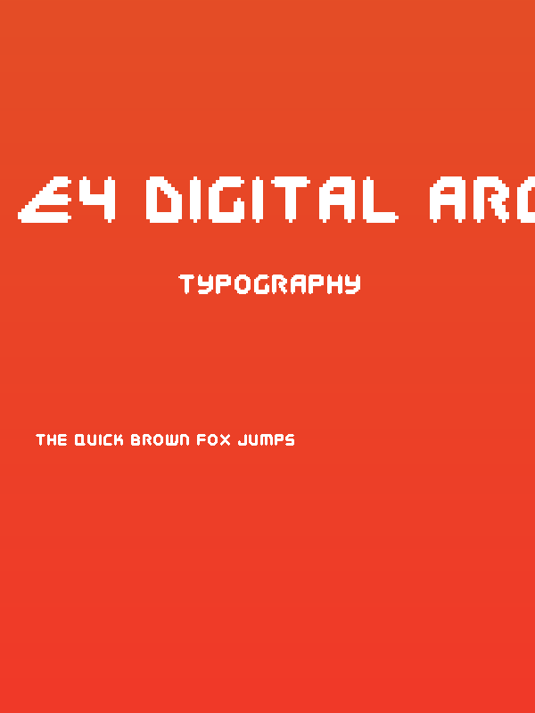 E4 Digital Arcade V2 Regular Poster