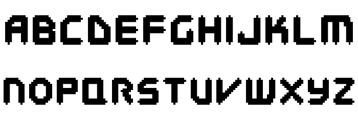E4 Digital Arcade V2 Regular Font LOWERCASE