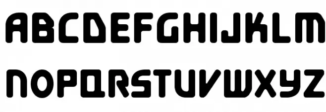 E4 Digital Condensed Шрифта ВЕРХНИЙ