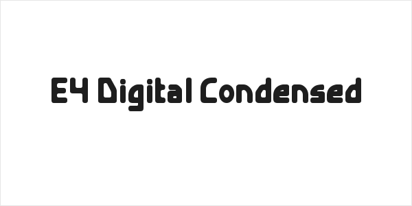 E4 Digital Condensed Logo